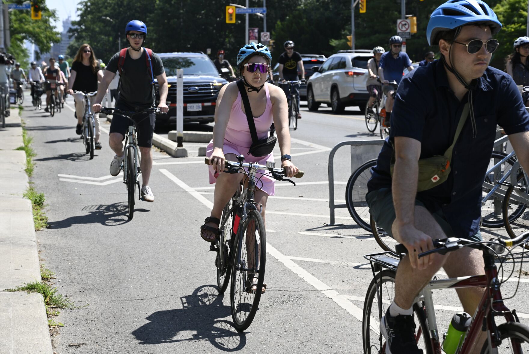 Riding on Bloor